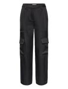 Michael Kors Satin Cargo Pant Svart