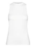 Calvin Klein Smooth Cotton Twist Back Tank Vit