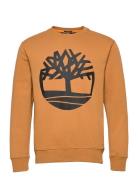 Timberland Kennebec River Tree Logo Crew Neck Sweatshirt Wheat Boot/Bl...