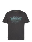 Timberland Short Sleeve Graphic Slub Tee Black Svart