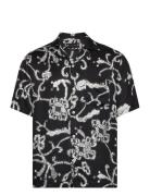 AllSaints Webs Ss Shirt Svart