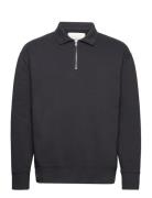 GANT Logo Half Zip Svart