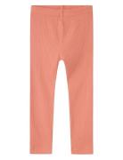 Lil'Atelier Nmfgago Kny Slim Leggings Lil Orange