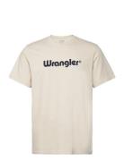 Wrangler Logo Tee Kräm