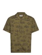 Wrangler Ss Resort Shirt Grön