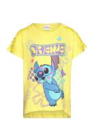 Lilo & Stitch Short-Sleeved T-Shirt Gul