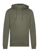 Lyle & Scott Sport Fly Fleece Hoodie Khaki Green