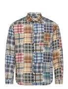 Percival Zinger Patchwork Long Sleeve Shirt Multi/patterned