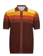 Percival Gum Drop Knitted Shirt Brun