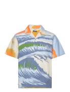 Santa Cruz Water View S/S Shirt Blå