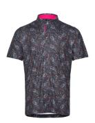 PUMA Golf Cloudspun Paisley Polo Svart