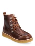 ANGULUS Boots - Flat - With Laces Brun