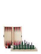 Byon Chess/Backgammon Beth Multi/patterned