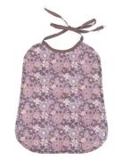 Smallstuff Eating Bib, Large, Powder Flower Rosa