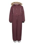 Mikk-line Twill Nylon Junior Suit Burgundy