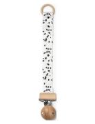 Elodie Details Pacifier Clip Wood - Dalmatian Dots Multi/patterned