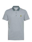 Lyle & Scott Sport Golf Microstripe Polo Blå