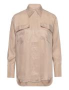 GANT Relaxed Flap Pocket Shirt Beige