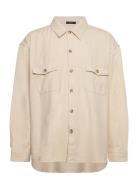 GANT Heavy Twill Overshirt Beige