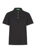 United Colors Of Benetton H/S Polo Shirt Svart