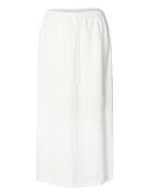 Selected Femme Slfviva Hw Ankle Skirt Noos Vit