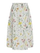 Vila Vicapro Hw Midi Skirt Vit