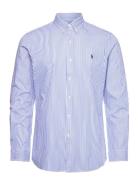 Polo Ralph Lauren Slim Fit Striped Stretch Poplin Shirt Blå