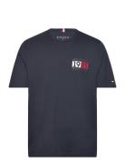 Tommy Hilfiger New York Flag Tee Blå