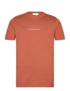 Lindbergh Copenhagen Print Tee S/S Grå