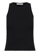 A-View Rib Knit Tank Top Svart