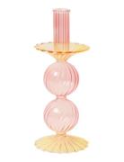 Au Maison Glass Candle Holder Rosa