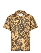 Les Deux Bob Flower Tencel Shirt Brun
