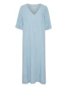 B.young Bylana Vneck Dress 2 - Blå