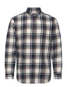 Selected Homme Slhslim-Dan Flannel Shirt Ls O Marinblå