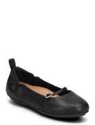 FitFlop Allegro Soft Leather Mary Janes Svart