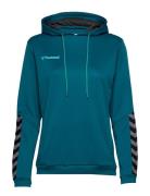 Hummel Hmlauthentic Poly Hoodie Woman Blå