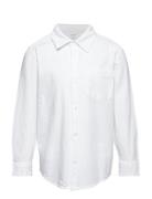 Lindex Shirt Preppy Oxford Vit