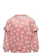 Lindex Sweater Velour Aop Rosa