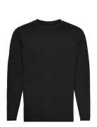 Selected Homme Slhaspen Ls O-Neck Tee Noos Svart