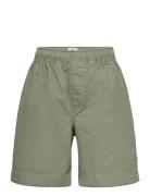 Mads Nørgaard Soft Canvas Seano Shorts Grön