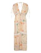 Stella Nova Cotton Tissue Printed Maxi Dress Multi/patterned