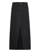 Lee Jeans Maxi Skirt Svart