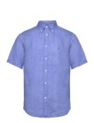 Tommy Hilfiger Pigment Dyed Linen Rf Shirt S/S Blå