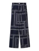 Tom Tailor Loose Fit Palazzo Pants Marinblå