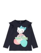 Name It Nmfjanice Hellokitty Ls Top Box Vde Marinblå