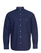 GANT Reg Beefy Oxford Bd Marinblå