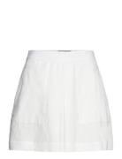 Polo Ralph Lauren Linen Miniskirt Vit