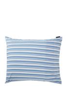 White/Blue Striped Cotton Poplin Pillowcase Home Textiles Bedtextiles ...
