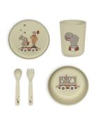 Nuuroo Marius Pla Dinner Set 5-Pack Grön