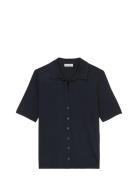 Marc O'Polo T-Shirts Short Sleeve Marinblå